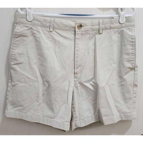 Lot of 3 Lands' End Traditional Fit Chino Shorts Size 34 100% Cotton - Picture 2 of 16